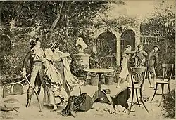 Ссора (чёрно-белая репродукция)