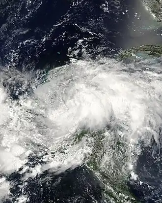 Тропический шторм Артур, 31 мая 2008 года