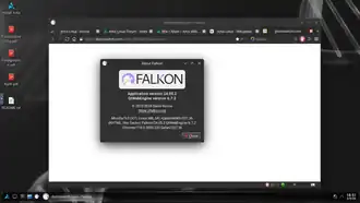 Скриншот программы Falkon