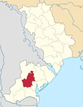 Арцизский район на карте