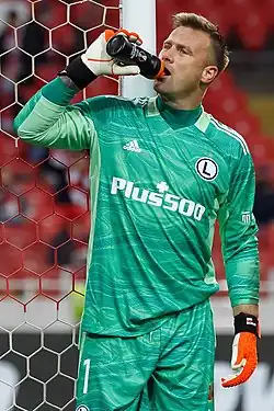 Артур Боруц выступает за Легию