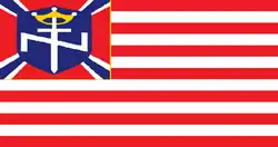 Флаг американской неонацистской террористической организации «Арийские нации»