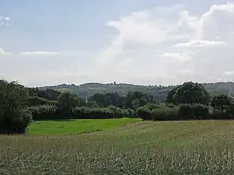 Город Ашберг на Хюттенских холмах на Балтийской возвышенности