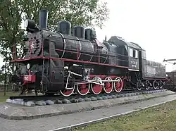 Памятник-паровоз Эм 726-23