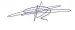 Изображение автографа