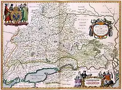«Руссия или Московия, южная часть» (Joan Blaeu), 1638-1690 гг.