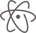 Логотип программы Atom
