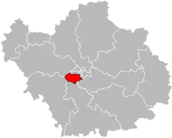 Кантон на карте департамента Об