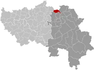 Расположение муниципалитета на карте провинции