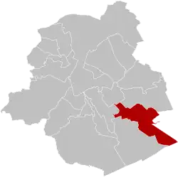 Расположение муниципалитета на карте провинции