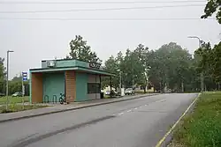 Автобусная остановка школы Аудру