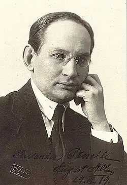 Аугуст Алле в 1919 году