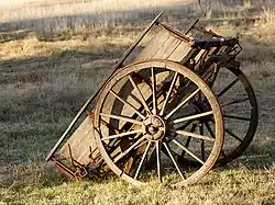 Деревянная телега в Австралии