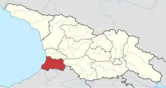 Аджарская Автономная Республика на карте