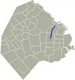 На карте города