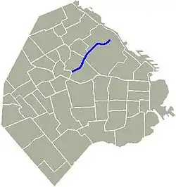 На карте города