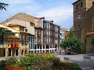 Площадь Доминго Асебаль в городе Авилес