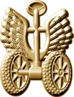 Эмблема на петлицы и погоны РККА и ВС СССР «Автомобильные части» и шофера всех родов войск