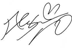 Изображение автографа