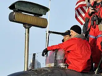 Радар AN/BPS-15 на подводной лодке SSN-756 «Скрэнтон»