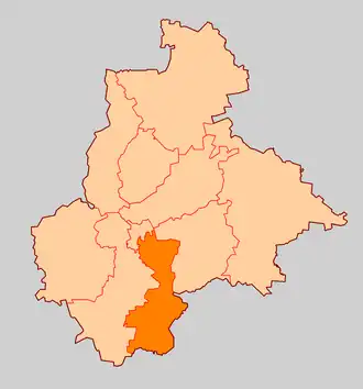 Большерагозинское сельское поселение на карте