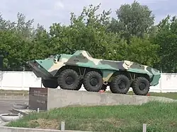 БТР-70 − погибшим бойцам внутренних войск