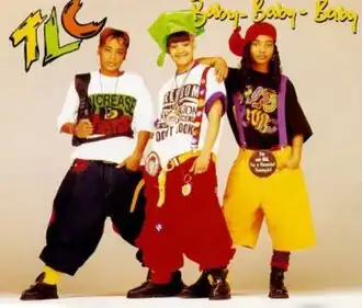 Обложка сингла TLC «Baby-Baby-Baby» (1992)