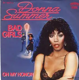 Обложка сингла Донны Саммер «Bad Girls» (1979)