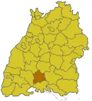 Тутлинген на карте