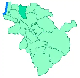 Каштановский сельский совет на карте