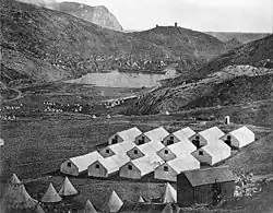 Британский лагерь в Балаклаве, фото Джеймса Робертсона, 1855