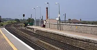 Северный конец станции