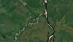 Впадение Бамбуйки в Витим