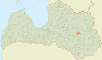 Баркавская волость на карте