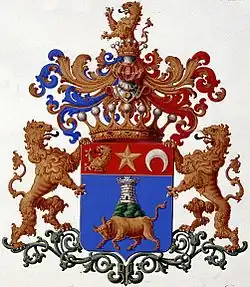 Герб рода Жирар де Сукантон