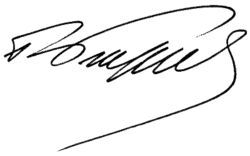 Изображение автографа