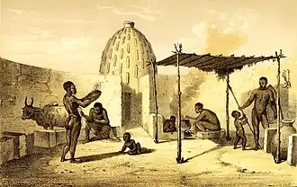 Интерьер жилища мусгума (после Г. Барта)