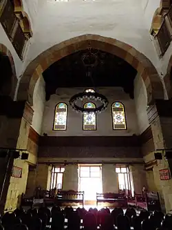 Вид каа (приёмного зала) дворца Бештак.