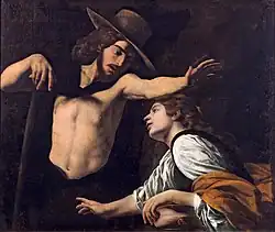 Б. Караччьоло. Noli me tangere (Не прикасайся ко Мне). Между 1618 и 1620. Холст, масло