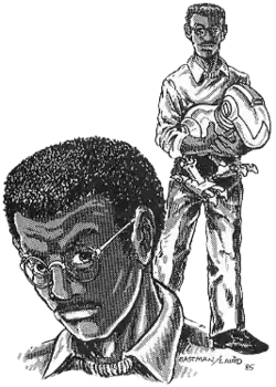 Бакстер Стокман в комиксах Mirage StudiosХудожники — Кевин Истмен и Питер Лэрд.