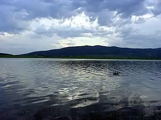 Озеро Базалети весной 2006 года