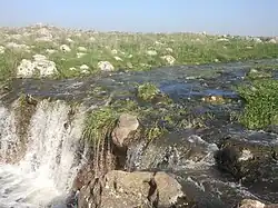 Базальтовое русло реки около шоссе 808