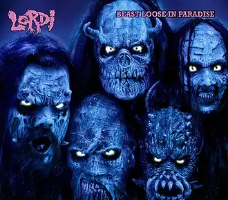 Обложка сингла Lordi «Beast Loose in Paradise» (2008)