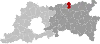 Расположение муниципалитета на карте провинции