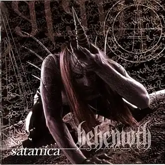 Обложка альбома Behemoth «Satanica» (1999)