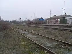 Станция Беково. Дорога на станцию Вертуновскую. 2011 год