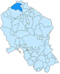 Расположение муниципалитета Белалькасар на карте провинции