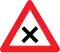 Gevaarlijk kruispunt/Priorité à droite