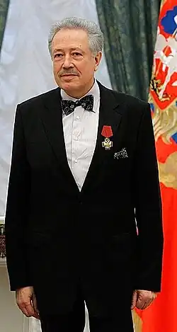 На вручении государственных наградв Кремле, 2012 год