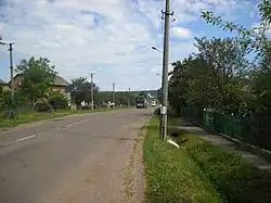 На улице села